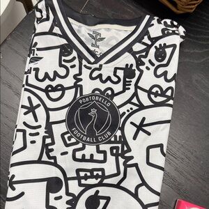 Black and White Jersey